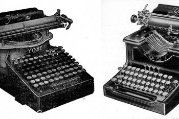 Izquierda: modelo de fábrica nº 565 (Yost nº 15). Derecha: marca nº 22041 (Yost nº 10)
